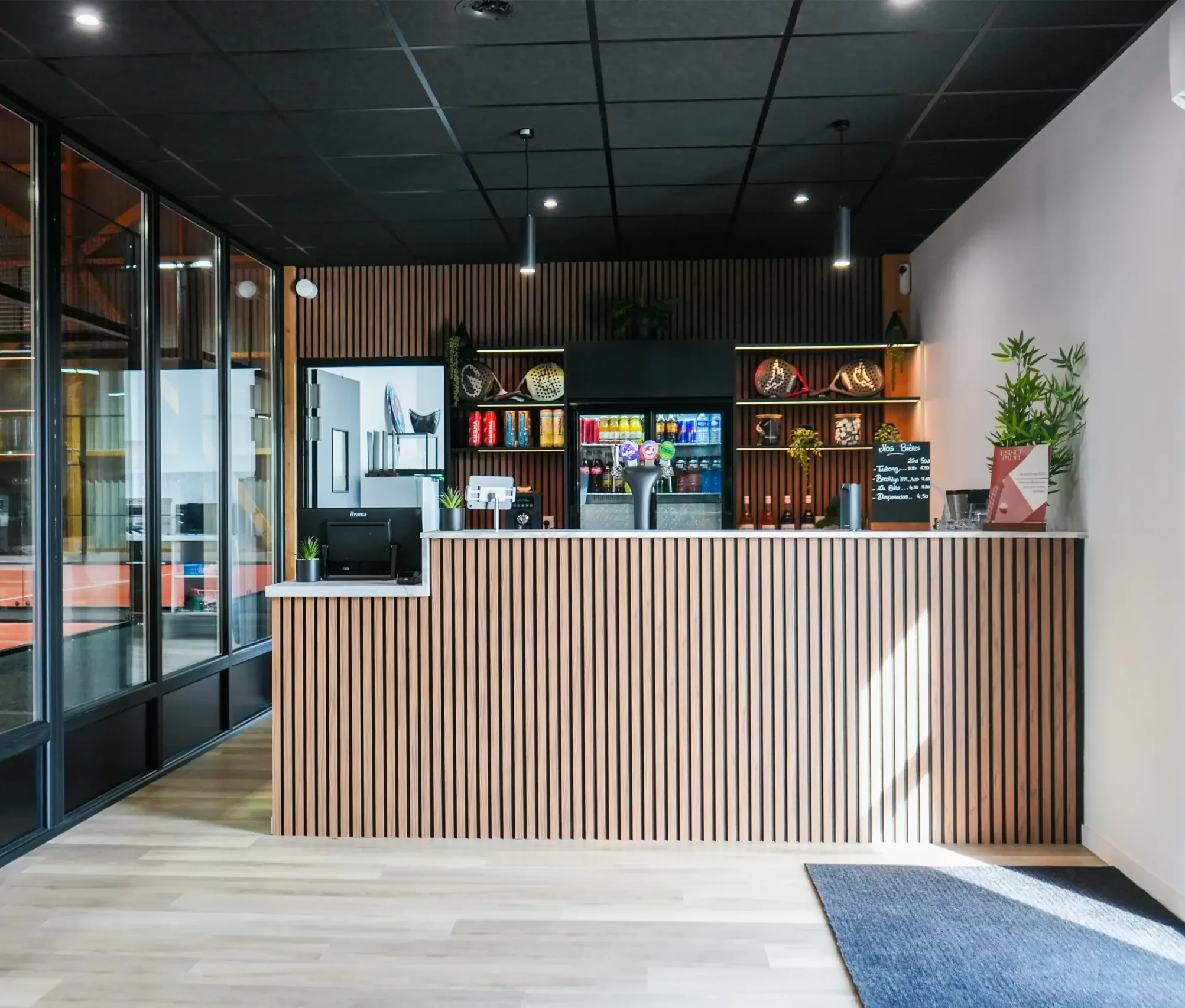 espace padel bar snacking